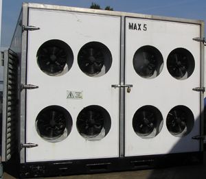106kW blast freezer fans