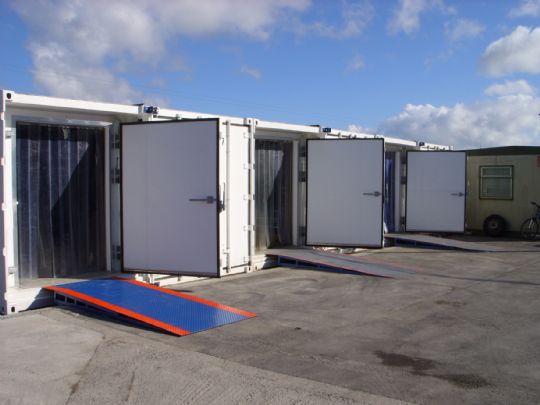 Mega 40 Mobile Cold Store with ramps