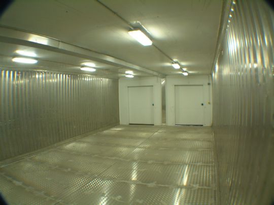 Mega 40 Mobile Cold Store: Empty of product
