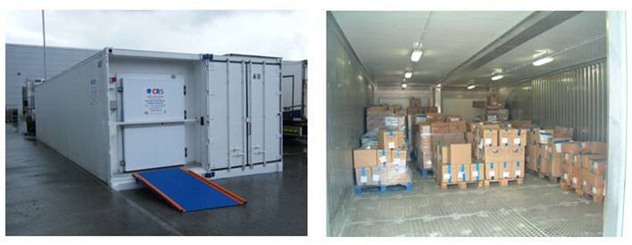Megas 40 refrigerated containers