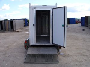 Mini mobile cold store: Fridge end
