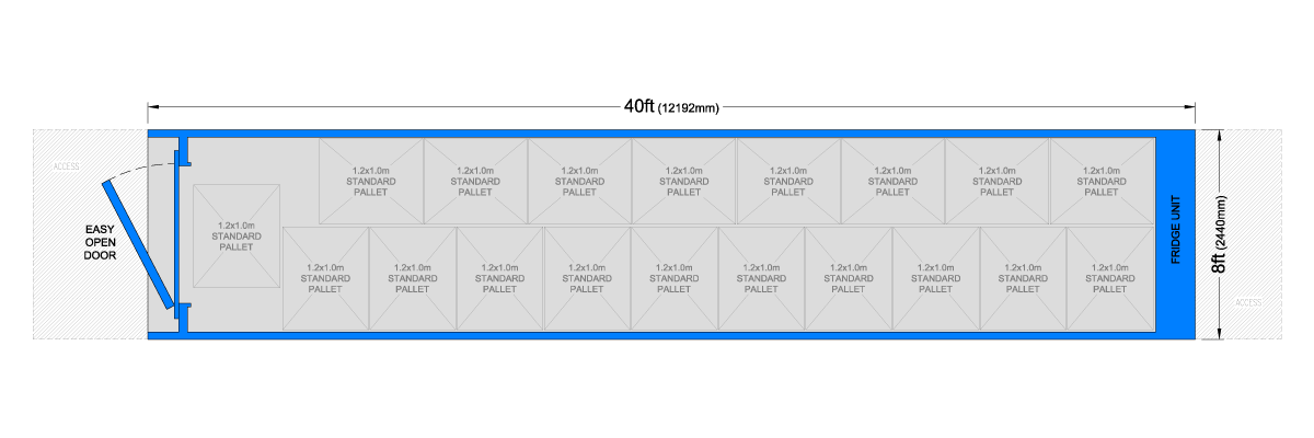 40ft Container Dimensions